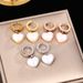 Korean Version Of New Fashionable Titanium Steel For Women, With A Light Luxury And High-end Feel. Love Heart Shaped_ipsvogv.com