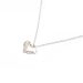 New Necklaces With Fashionable And Personalized Asymmetrical Heart Shaped Diamond Inlay Letters_ipsvogv.com