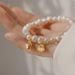 Pond Freshwater With Fashionable Design And Elegant Atmosphere, A Good Thing For Lotus Pearl Bracelet Birthday Gift_ipsvogv.com