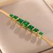 Titanium Steel Necklace, Versatile For Women, High-end Temperament, Emerald Snake Bone Chain, Non Fading Jewelry_ipsvogv.com