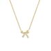 Diamond Bow Necklace 2022 New Women's Fashion Elegant Unique Design Sense Collar Chain Minimalist And Elegance Neckchain_ipsvogv.com
