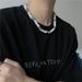 New hip-hop niche design with thorny patchwork pearl collarbone chain, versatile sweater hoodie chain for men and women,_ipsvogv.com