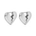 Women's Jewelry Broken Heart Earrings Light Luxury Niche Design High End Fashion Unique Love Earrings_ipsvogv.com