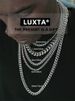 Titanium Steel Encrypted Round Polished Thick High-end Men's Cuban Bracelet Hip-hop Trend Dragon Head Buckle Chain_ipsvogv.com