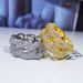 NYUK Cuban Chain Set With Zircon Shining Hip Hop Trendy Men's And Women's Rings Tail Ring Street Dance Couple_ipsvogv.com