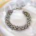 Exaggerated Titanium Steel Heavy Craft Handmade Assembled Bracelet Bangle For Women New Light Luxury Non-Fading Men's_ipsvogv.com