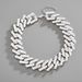 30mm extra large exaggerated Cuban necklace bracelet set personalized bar full diamond_ipsvogv.com