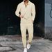 Men's long-sleeved pants two-piece sportswear suit for men_ipsvogv.com