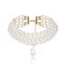 Elegant Layered Necklace with Ornaments, Women's Irregular Pearl Pendant, Versatile Beaded Neckchain Item_ipsvogv.com