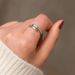 Silver plated sterling silver English love ring satisfy me enough ring female simple silver plated love ring_ipsvogv.com