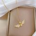 Steel 【 Titanium 】 Small And Delicate Heart-Shaped Wings, Light Luxury Temperament, Gorgeous Full Diamond Necklace, 【 】 Wings, Temperament, Necklace,_ipsvogv.com