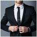 Men's Business Tie Clip Fashion French Shirt Uniform Tie Clip Iron Black Enamel Tie Clip_ipsvogv.com
