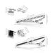 Cufflinks And Tie Clips Set Cross Border Hot Selling Fashion Simple And Elegant Men's Formal French Shirt Accessories_ipsvogv.com