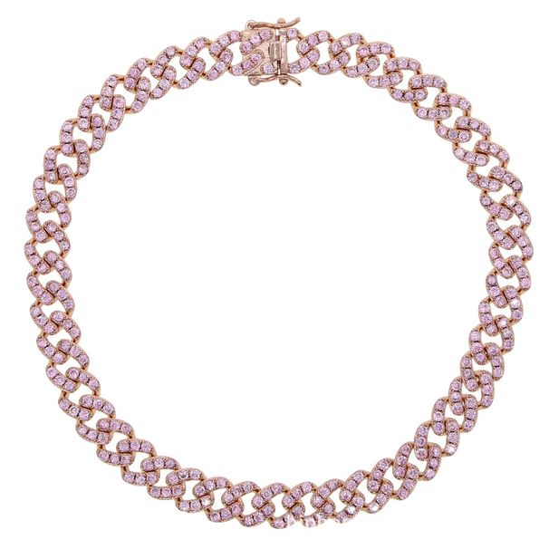 Men's Jewelry 12mm Wide Cuban Large Chain Zircon Necklace Cuban Chain Couple Necklace Hip Hop New Style_ipsvogv.com