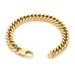 Titanium Steel Double Weave Four-Sided Polished Cuban Bracelet Hip-Hop Personality Fashion Simple Men's Jewelry_ipsvogv.com