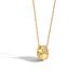 Small Waist Luck Beads Inlaid With Diamond Copper Necklace Gear Geometric Round Bead Pendant Couple Necklace_ipsvogv.com