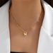Hot Selling New Ins Style Personality Temperament Double Layer Butterfly Necklace Pendant Multi Layer Necklace_ipsvogv.com