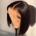 hot selling 13X4 Lace Front Wig Pre Plucked For Women Short Straight Bob Remy Brazilian Human Hair Wigs Sale 180%_ipsvogv.com