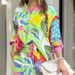 Women's Style Printed Loose Long Sleeve Wide Leg Pants Fashion Suit_ipsvogv.com