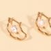 E8368 fashion style niche irregular pearl feminine elegance, earrings, new trend_ipsvogv.com