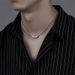 Sparkling Diamond Ring Pendant Necklace With Cool Same Style For Men Women, Light Luxury Unique Design, Fashionable And_ipsvogv.com