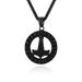 Retro Nordic Viking rune stainless steel necklace Thor's hammer personality culture Rune text pendant_ipsvogv.com