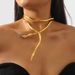 N11579 personality winding snake necklace, niche design, spicy girl adjustable bracelet_ipsvogv.com