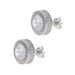 Ins Hip Hop New Round Zircon Earrings Fashionable And Simple Diamond Studded Men's Earrings_ipsvogv.com