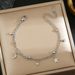Korean Version Titanium Steel Female Star Moon Double Layered Best Friend Bracelet, Light Luxury, Niche, Exquisite New_ipsvogv.com