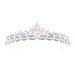 Wedding crown new style headband main wedding crown Korean style high end atmosphere necklace three piece female bride headdress_ipsvogv.com