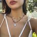 Colorful Irregular Crushed Stone Collarbone Dopamine Spicy Girl Style Elf Mushroom Sun Necklace_ipsvogv.com