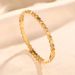 Korean Version Titanium Steel For Women, Not Fading, Honeycomb Inlaid With Diamonds, Fashionable And Personalized Wave_ipsvogv.com