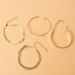 Retro Alloy ECG Wave Bracelet Ins Simple Cold Style Gold Multi Layer Bracelet_ipsvogv.com