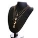 New Bohemian Cross Multi Heart Letter 5-Layer Necklace For Women_ipsvogv.com