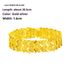 Fashion Coin Jewelry Clover Gold-Plated Men's Wide Carved Spark Bracelet Watch Chain_ipsvogv.com