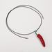 N11939 simulated enamel vegetable layered with ZA minimalist design, cute red chili pendant necklace_ipsvogv.com