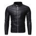 Men's leather jacket Men's autumn/winter motorcycle casual coat men's_ipsvogv.com