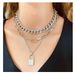 Jewelry Fashion Hip Hop Thick Chain Necklace Punk Retro Lock Pendant Necklace Female_ipsvogv.com