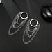 Men's Jewelry Earrings Stainless Steel Personality Fashion Design Tassel Chain Versatile Titanium Steel Earrings_ipsvogv.com