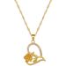 Love 【 】 Rose Light Luxury Charm Gorgeous Full Diamond Necklace Women's Versatile Clavicle Titanium Steel Chain 【 】_ipsvogv.com