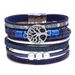 Men's Jewelry Fashionable Hollow Tree Of Life Embossed Letters Pearl Bracelets Buckle Jewelry_ipsvogv.com