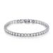 Trendy Live Streaming Fire-Colored Full Diamond 3A Zircon Bracelet For Women, Simulated Moissanite Men's Celebrity Style_ipsvogv.com