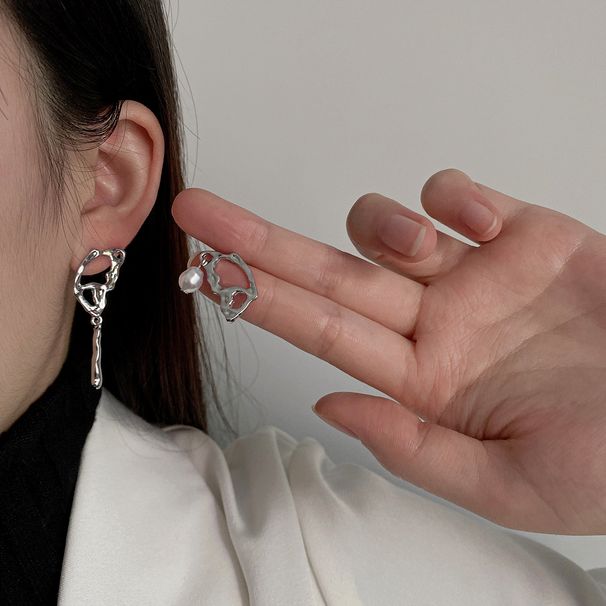 Women's Jewelry Set Fashion Silver Needle New Love Tassel Earrings Female Retro Temperament Light Luxury High End Niche Earrings_ipsvogv.com