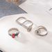New Personalized Charge Number Drip Oil Bass Instrument Design 3-piece Set Ring_ipsvogv.com