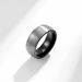 Men's Jewelry 4 6 8 Mm Curved Sand Surface Tungsten Steel Ring Simple Wedding Proposal Tungsten Gold Couple Ring Hand Jewelry_ipsvogv.com