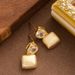 Exquisite And Fashionable Diamond Inlaid Zircon For Women With A Sense Of Light Luxury, Niche Fashion, Silver Needle_ipsvogv.com