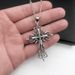 Cross Pendant Necklace, Rock Punk Goth Fashion Women's Necklace_ipsvogv.com