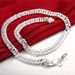 Jewelry 10MM Full Body For Men's Accessories, Silver Plated Necklace_ipsvogv.com