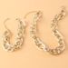Jewelry Set Creative Retro Punk Style Gold Thick Chain Single Layer Necklace Bracelet_ipsvogv.com
