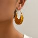 Women’s Jewelry Set Fashion Exaggerated Temperament Style Metal Earrings Simple And Versatile Pleated Gold Leaf Design Earrings Ins Earrings_ipsvogv.com
